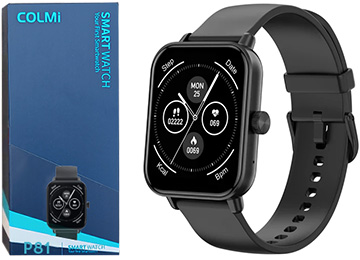 Smartwatch Colmi P81 Cardiaco Sueno Oxigeno En Sangre Saturacion Modo Deportivo Contesta Llamadas Ip68 Bluetooth 5.3 Bateria 300mah 348x442 Pantalla 1.9 Pulgadas