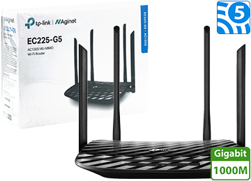 Router Wifi Tp-Link Ec225-G5 Dual Band 2.4ghz 400mbps 5ghz 867mbps Ac1300 Aginet Gigabit Mumimo 4 Antenas