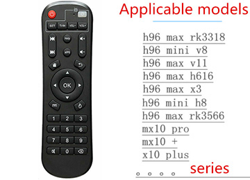 Control Remoto Tv Box Tv98 H96 Max Rk3318 H96 Mini V8 H96 Max V11 H96 Max H616 H96 Mini H8 H96 Max Rk3566 Mx10 Pro Mx10 + T95 X96 Hk1 Max X88 Pro Reproductor Multimedia Android