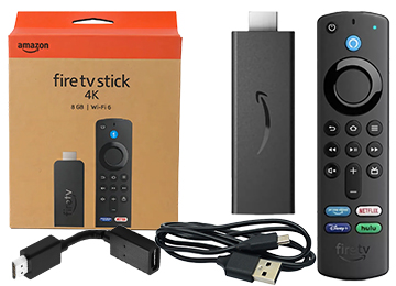 Reproductor Multimedia Amazon Fire Stick 4k Wifi6 Hdmi Compatible Con Netflix Hbonow Prime Appletv Plutotv Paramount Youtube Juegos No Incluye Pilas 2xaaa - Rom 8gb- Funciona Con Cable Micrusb Al Tv