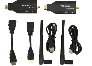 Adaptador Extensor Hdmi 50mts Full Hd 1080p Con Antenas Inalambrico - Balun