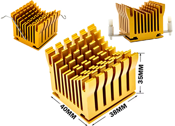 Disipador De Calor Heatsink Motherboard Dimensiones 40x48x35mm