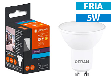 Dicroica Led Osram Par 16 5w 865 Luz Blanca Equivalencia 35w 220v 400 Lumens Gu10 Zocalo 340