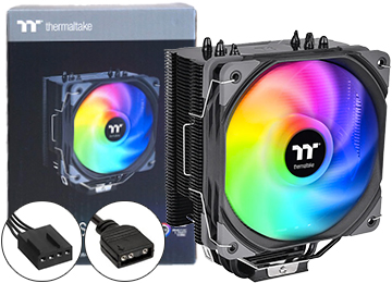 Cooler Thermaltake Ux200 Se Argb Conector 4 Pines Max 1800rpm Tdp 170w 1700 1200 1150 1151 1155 1156 115x Am5 Am4 Am3 Am2 Fm2 Fm1 Argb 3 Pines