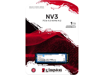 Disco Solido Ssd 1tb M2 Kingston Snv3s 22x80mm Pcie 4.0 X4 Nvme Lectura 6000mb Escritura 5000mb