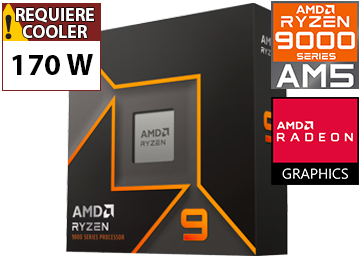Procesador Amd Ryzen 9 9950x 16 Nucleos 32 Hilos 4.3ghz Hasta 5.7ghz Cache L3 64mb 170w Am5 - Radeon Graphics 2 - No Trae Cooler - Revisar Compatibilidad Con Su Mother - Alto Consumo