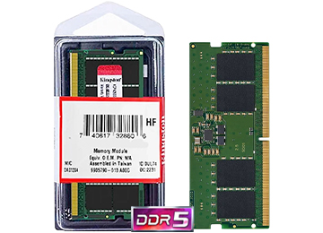 Memoria Sodimm Ddr5 8gb 5600mhz 1.1v Cl46 Notebook Kingston