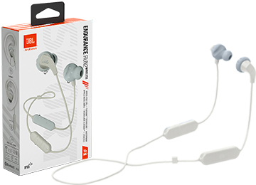 Auricular In Ear Jbl Endurance Run 2 Ipx5 Magnetico Bluetooth 5.0 Blanco