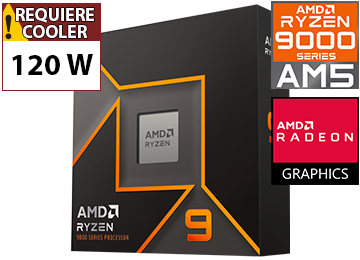 Procesador Amd Ryzen 9 9900x 12 Nucleos 24 Hilos 4.4ghz Hasta 5.6ghz Cache L3 64mb 120w Am5 - Trae Video Radeon Graphics 2 - No Trae Cooler
