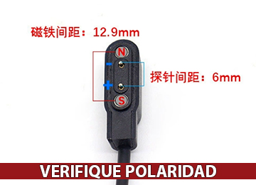 Cable Smartwatch Smartband Universal 2 Pines 6.0mm 12.9mm 60cm Se Conecta Al Cargador - Revisar Polaridad En La Foto