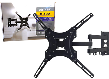 Soporte Imega MG2593 32 A 55 Movil Vesa 75 100 200 400 Hasta 22KG Para TV LED LCD Incluye Tarugos Y Tornillos