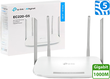 Router Wifi Tp-link Ec220-g5 Gigabit Dual Band 2.4ghz 300mbps 5ghz 867mbps Ac1200 Mu Mimo