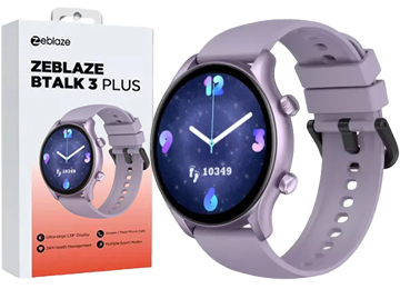 Smartwatch Zeblaze Btalk 3 Plus Acelerometro Girocopio Frecuencia Cardiaca Saturacion De Oxigeno En Sangre Oximetro De Pulso Ip68 260mah Bluetooth 5.2 Pantalla 1.3 Pulgadas Violeta