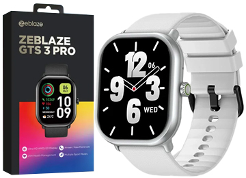 Smartwatch Zeblaze Gts 3 Pro Frecuencia Cardiaca Saturacion De Oxigeno En Sangre Y Sueno Contesta Llamadas 260mah Bluetooth 5.2pantalla 1.97 Pulgadas Blanco