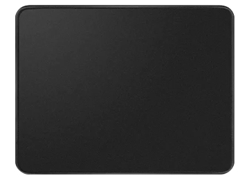 Pad Mouse Jng Medium 25x30cm 250x300x2mm Antideslizante Bordes Cocidos Negro En Bolsa