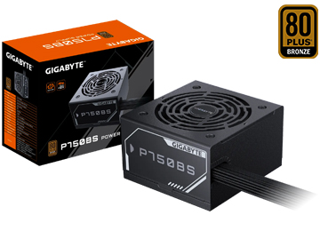 Fuente Gigabyte 750w 80 Plus Bronze +12v 62.5a 1x24pines 2x8pines Cpu 2x6+2pines 7xsata 1xmolex