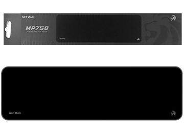 Pad Mouse Netmak Nm-mp758 Laterales Bordados 90x40x3mm Gamer Gris