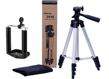 Tripode 3110 Aluminio Altura Max 1m Hasta 3kg Soporte Para Celular Y Tornillo Para Camara