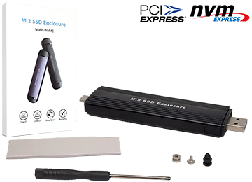 Carry Disk M2 Nvme Usb 3.2 Y Usb Tipo C 2 En 1 Carcasa Metalica No Funciona Con Sata