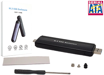 Carry Disk M2 Sata Usb 3.0 Y Usb Tipo C 2 En 1 Carcasa Metalica No Funciona Nvme