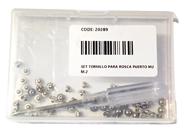 Kit De Tornillos Para Rosca Puerto M2 M.2 X50u. Tornillo Incluye Destornillador En Caja Plastica