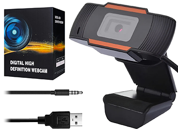 Webcam B1 480p Cable Usb 1.3m Con Microfono Autofoco