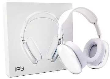 Auricular Vincha P9 Slot Microsd + Jack 3.5mm Manos Libres Bluetooth 5.3 Blanco