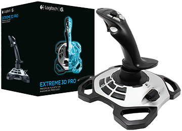 Joystick Logitech Extreme 3d Pro Usb Pc Simualdor De Vuelo 12 Botones Programables 8 Vias