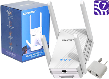 Repetidor Amplificador Comfast Cf-Wr773be Wifi 7 3600mbps Dual Band 2.4ghz 5ghz