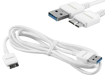 Cable Micro Usb 3.0 1m 9 Pines Blanco