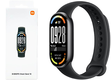 Smartband Xiaomi Mi Band 10 Ritmo Cardiaco Sueno Estres Oximetro Notificaciones Acelerometro Giroscopio Sumergible 5atm 150 Modos Deportes Brujula Bluetooth 5.4 Bateria 233mah 1.72 Pulgadas Negra