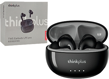 Auricular In Ear Lenovo Lp5 Pro Bluetooth 5.4 Bateria 250mah Auricular 25mah Negro