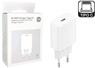 Cargador 220v 5v 9v 12v Usb Tipo C H Xiaomi Mi 20w Carga Rapida Sin Cable En Caja Original