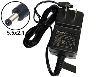 Cargador 12v 2a 5.5x2.1mm Roku Ultra 4 4400 Original Eeuu Patas Rectas