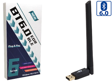 Adaptador Bluetooth 6.0 Usb Con Antena