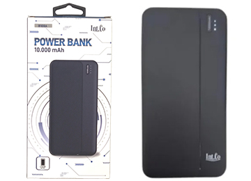 Bateria Externa Powerbank Intco K100a 10000mah 2xusb 1xusbtipoc 1xmicro Usb 5v 9v 20w Pd3.0 Qc3.0 Carga Rapida Led Indicador De Carga