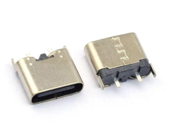 Usb Jack Hembra Tipo C 2 Pines