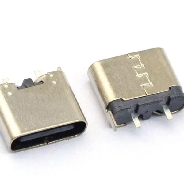 Usb Jack Hembra Tipo C 2 Pines