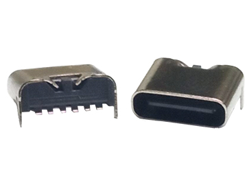 Usb Jack Hembra Tipo C 6 Pines