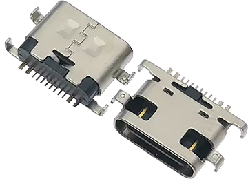 Usb Jack Hembra Tipo C 16 Pines 0.15mm