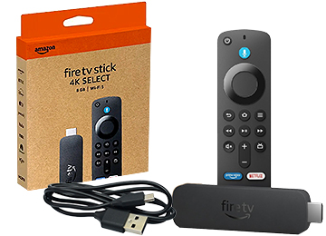 Reproductor Multimedia Amazon Fire Stick 4k Select No Trae Android Incluye Cable Usb A Micro Usb Va Directo Al Usb Del Tele No Incluye Pilas 2xaaa