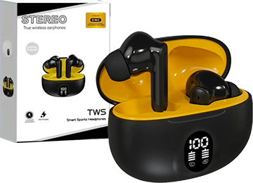 Auricular In Ear 895b S510 Tws Bluetooth 5.4 Bateria Base 300mah Bateria Auricular 40mah Negro