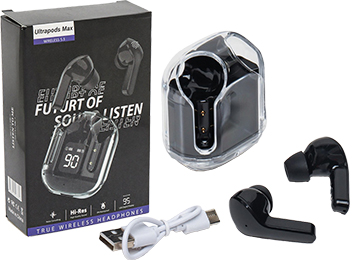 Auricular In Ear Air31 Bateria Base 300mah Bateria Auricular 30mah Bluetooth 5.3 Negro