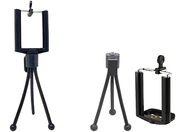 Mini Tripode Flexible 10cm Metalico Rosca Para Camara Y Soporte Para Celular