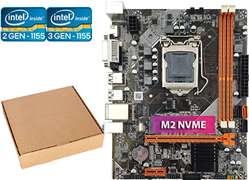 Mother Jingsha B75 V1.7 1xvga 1xhdmi 1xdvi-I 2xps2 4xusb2.0 2xusb3.0 1xpciex1 1xpciex16 4xsata 1xm2 Rj45 7.1 1155 Intel Segunda Y Tercera Generacion