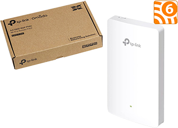 Access Point Tp-Link Eap615-Wall Ax1800 Wifi 6 1200mbps Dual Band 2.4ghz Wifi5 300mbps Wifi 6 574mbps 5ghz Wifi 5 867mbps Mu-Mimo Gigabit De Pared Alimentacion Por Poe  - No Incluye Trafo Ni Adaptador