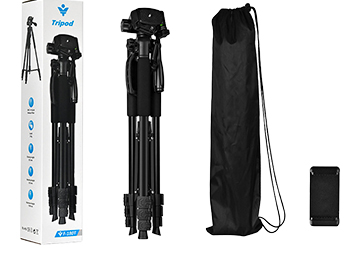 Tripode F-180t Altura Maxima 178cm 1.78m Tamano Cerrado 53cm Peso Maximo 3gk Soporte Para Camara Telefono