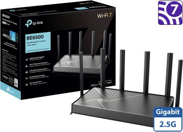 Router Wifi Tp-Link Archer Be400 Be6500 Wifi 7 Dual Band 2.4ghz 688mbps 5ghz 5764mbps 6 Antenas 1 Wan 2.5gbps 1 Lan 2.5gbps 3 Lan Gigabit 1xusb3.0 Compatible Easymesh Modo Access Point