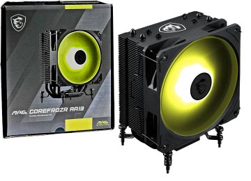 Cooler Msi Mag Corefrozr Aa13 Ventilador 120x120x25mm 500-2000rpm Conector 4 Pines + Argb Tdp 240w Intel 1150 1151 1155 1156 1200 1700 Amd Am2 Am4 Am5 Incluye Grasa Siliconada