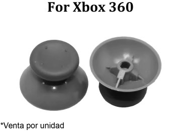 Stick Plastico Hongo Analogico Joystick Xbox 360 Alternativo Gris